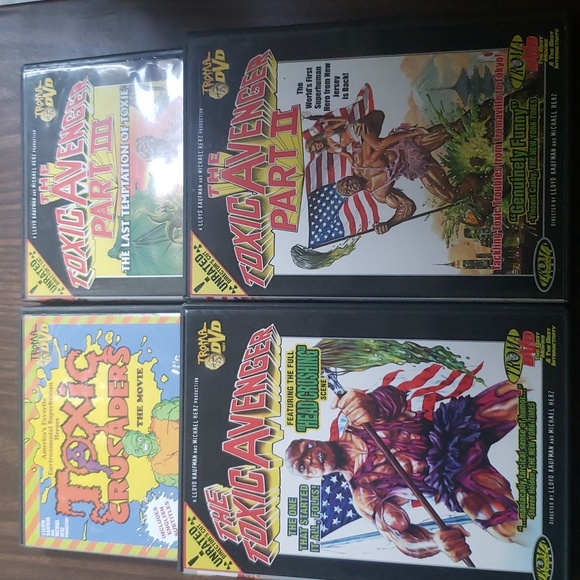 The Tox Box (The Toxic Avenger 1,2,3 & Toxic Crusaders animated film) DVD, 2002 - Picture 3 of 3